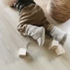 Winterboots für Baby's in hellgrau/rosé – Bild 5