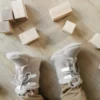 Winterboots für Baby's in hellgrau/rosé – Bild 6