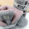 Winterboots für Baby's in hellgrau/rosé – Bild 4